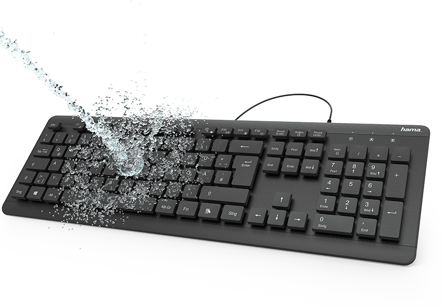 die abwaschbare Tastatur
