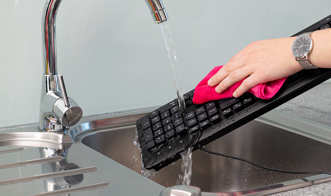 Wasserfeste Tastatur gemäß IPX7-Standard