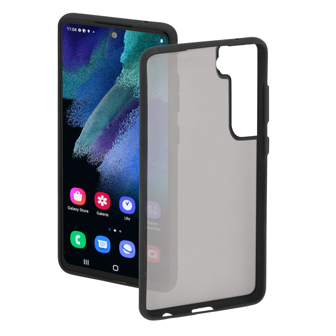 Hama Cover "Invisible" für Samsung Galaxy S21 FE 5G, Schwarz 