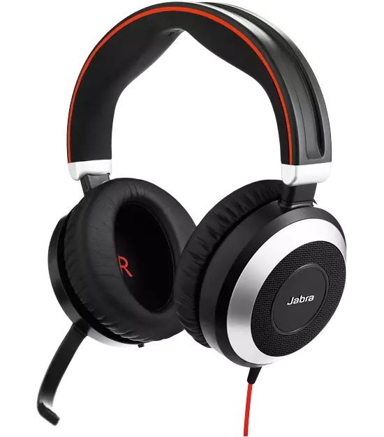 Schnurgebundenes Profi-Headset für konzentrierteres Arbeiten in offenen Büroumgebungen.