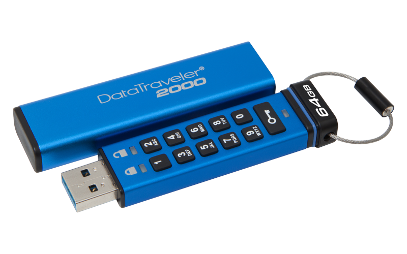 Lock your USB drive Kingston DataTraveler 2000 USB