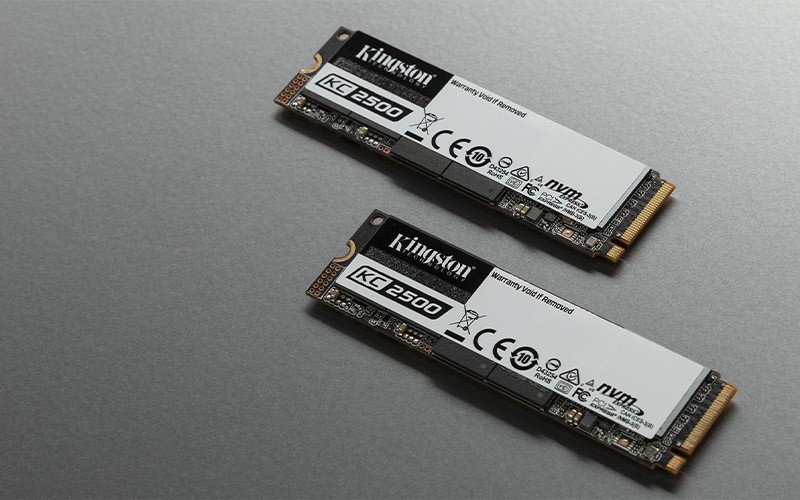 Deliver powerful performance using Gen 3.0 Close up of the KC2500
